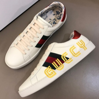 GUCCI 2018 MENS LEATHER SKEAKERS - 구찌 남성 레더 스니커즈 GUC0204 , 사이즈 (240 - 275)