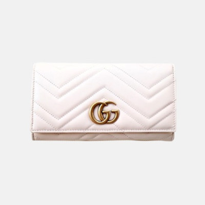 Gucci 2018 Ladies GG Marmont Wallet 443436 - 구찌 여성 신상 더블G 마몬트 장지갑 GUC0216