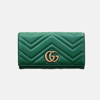 Gucci 2018 Ladies GG Marmont Wallet 443436 - 구찌 여성 신상 더블G 마몬트 장지갑 GUC0219