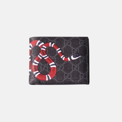 Gucci 2018 Snake Print GG Supreme Wallet 451268 - 구찌 스네이크 프린트 GG 슈프림 지갑 GUC0223 11CM