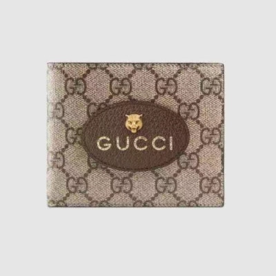 Gucci 2018 Neo Vintage GG Supereme Bifold Purse - 구찌 네오빈티지 GG 수프림 반지갑 Guc0303x.11CM.브라운
