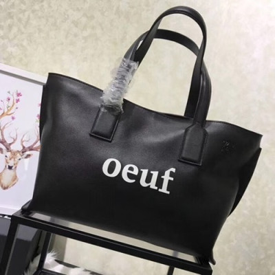 Loewe Oeuf Large Shopper Bag, 45CM - 로에베 OEUF 라지 쇼퍼백 ,LOE0098, 45CM,블랙