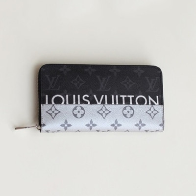 Louis Vuitton 2018 Kim Jones Monogram M62967 -  루이비통 모노그램 라운드 ZIP 장지갑  LOU0145 19CM