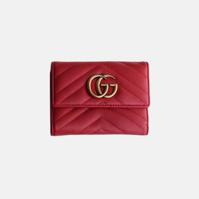 Gucci GG Marmont Matelassé Wallet - 구찌 남자반지갑,구찌 마몬트 마틀라세 지갑 GUC0245 12.5CM
