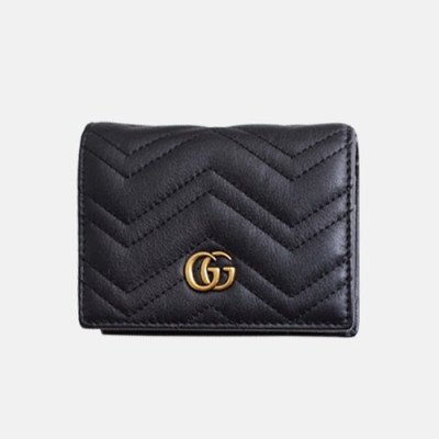 Gucci GG Marmont Matelassé Wallet 443125 - 구찌 마몬트 카드지갑 지퍼 케이스 GUC0247 11CM