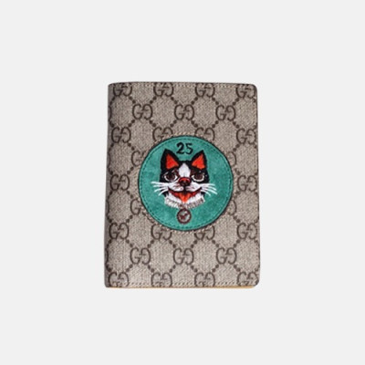 Gucci GG Supreme Passport Case 506275 - 구찌 GG 수프림 보스코 패치 여권지갑  GUC0258 14CM