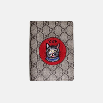 Gucci GG Supreme Passport Case 506275 - 구찌 GG 수프림 보스코 패치 여권지갑  GUC0259 14CM