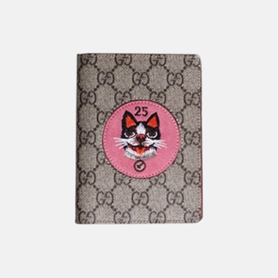 Gucci GG Supreme Passport Case 506275 - 구찌 GG 수프림 보스코 패치 여권지갑  GUC0260 14CM