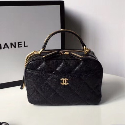 Chanel Mini Chain Bowling Shoulder Bag,18CM - 샤넬 미니 체인 볼링 숄더백,CHAB0033,18CM,블랙
