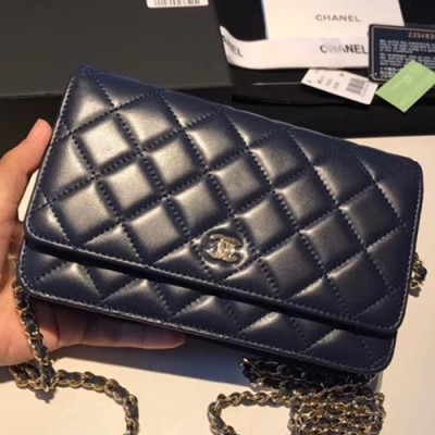 Chanel WOC Chain Cross Bag,19CM - 샤넬 WOC 체인 크로스백,CHAB0086,19CM,블루