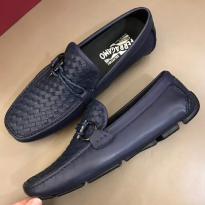 FERRAGAMO 2018 MENS U-TIP LEATHER LOAFER  - 페레가모 남성 유팁 레더 로퍼 FER0064 , 사이즈 (240 - 270)