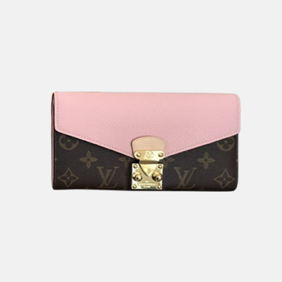 Louis Vuitton 2018 Pallas Wallet Women Clutch Wallet Noir M61279 - 루이비통 팔라스 월릿, 루이비통 지갑 LOU0261 19CM
