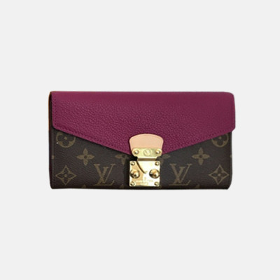 Louis Vuitton 2018 Pallas Wallet Women Clutch Wallet Noir M56241 - 루이비통 팔라스 월릿, 루이비통 지갑 LOU0262 19CM