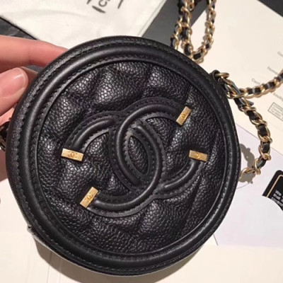 Chanel Women Mini Cross Bag,12CM - 샤넬 여성용 미니 크로스백 CHAB0194,12CM, 블랙