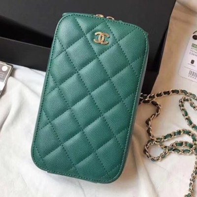 Chanel Women Phone Bag,10CM - 샤넬 여성용 휴대폰 백, CHAB0229,10CM,그린