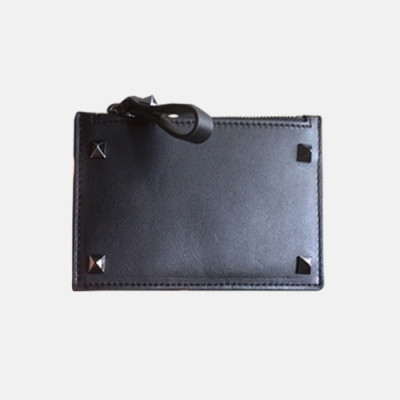 Valentino 2018 Rockstud Leather Card Case - 발렌티노 락스터드 레더 카드케이스 VAL0053 12.5CM