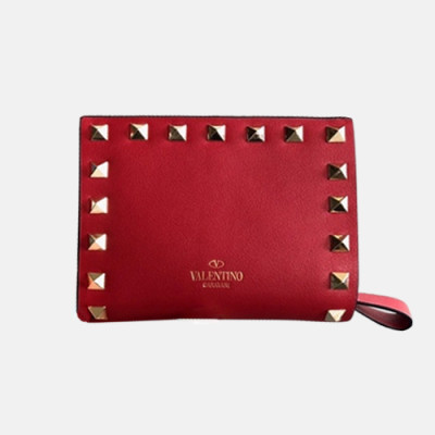 Valentino 2018 Rockstud Leather Purse - 발렌티노 신상 락스터드 레더 월릿 VAL0059 12CM
