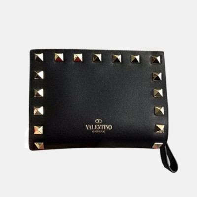 Valentino 2018 Rockstud Leather Purse - 발렌티노 신상 락스터드 레더 월릿 VAL0101 12CM