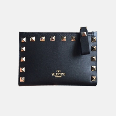 Valentino 2018 Rockstud Leather Wallet - 발렌티노 신상 락스터드 레더 월릿 VAL0062 13CM