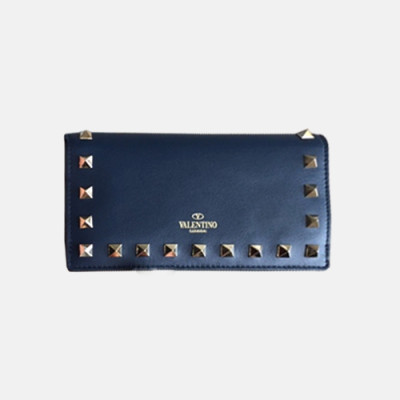 Valentino 2018 Rockstud Leather Wallet - 발렌티노 신상 락스터드 레더 중지갑 VAL0070 16CM