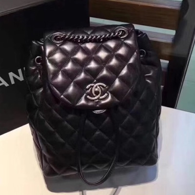 Chanel Women Back Pack ,22.5CM - 샤넬 여성용 백팩CHAB0350,22.5CM,블랙