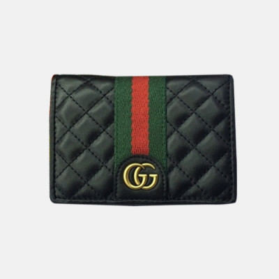 Gucci 2018 Ladies GG Logo Small Wallet ‎536450 - 구찌 지갑 / 구찌 신상 더블 G 퀼팅 지퍼 반지갑  GUC0284 11CM