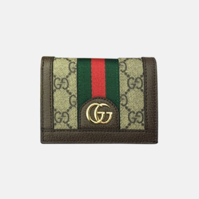 Gucci 2018 Ophidia GG Card Case 523155 - 구찌 오피디아 카드 케이스 동전 지갑 GUC0289 11CM