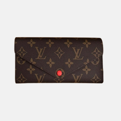 Louis Vuitton 2018 Monogram Josephine Wallet M60707 - 루이비통 뽀루 조세핀 지갑 모노그램 LOU0328 19CM
