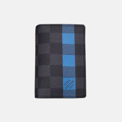 Louis Vuitton 2018 Mens Pocket Organizer N60077 - 루이비통 포켓 오거나이즈 헬리오스 Lou0333x.Size7.5cm.블루