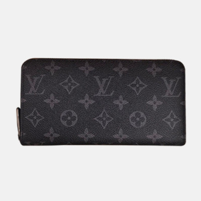Louis Vuitton 2018 Canvas Zippy Wallet Mens Purse - 루이비통 모노그램 라운드 ZIP 장지갑  LOU0336 19.5CM