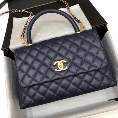 Chanel 2018 Chain Tote Shoulder Bag,28CM - 샤넬 2018 체인 토트 숄더백,CHAB0452,28CM,네이비