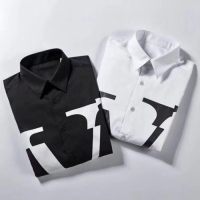 2018/19 Valentino Mens Cotton Shirt - 발렌티노 신상 코튼 남성셔츠 VAL0100 , 2색 (블랙/화이트) SIZE (M - 2XL)