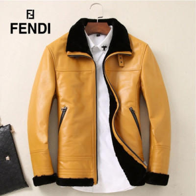 [미러급] Fendi 2018 Mens Leather Mink Jacnket- 펜디 남성 최신상 다운 레더 밍크자켓 Fen0045.Size(M - 3XL)