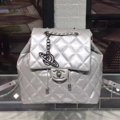 Chanel 2018 Women Back Pack ,25CM - 샤넬 2018 여성용 백팩,CHAB0464,25CM,그레이