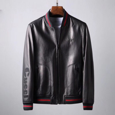 [미러급] Gucci 2018 Mens Leather Jacket - 구찌 남성 신상 레더 자켓 GUI0298 , SIZE (L - 4XL)