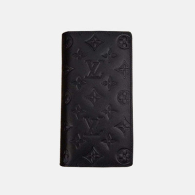 Louis Vuitton 2018 Mens MonogramShadow Leather Brazza Wallet M62900 - 루이비통 브라짜 월릿 LOU0358 10CM