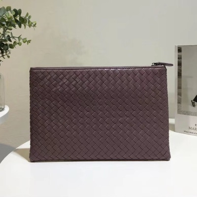 Bottega Veneta Leather Purple Clutch Bag,30cm - 보테가 베네타 레더 퍼플 남여공용 클러치백 6033-3,BVB0014,30cm