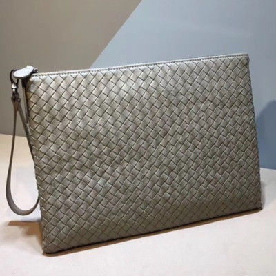 Bottega Veneta Leather Beige Clutch Bag,34cm - 보테가 베네타 레더 베이지 남여공용 클러치백 6033-9,BVB0048,34cm