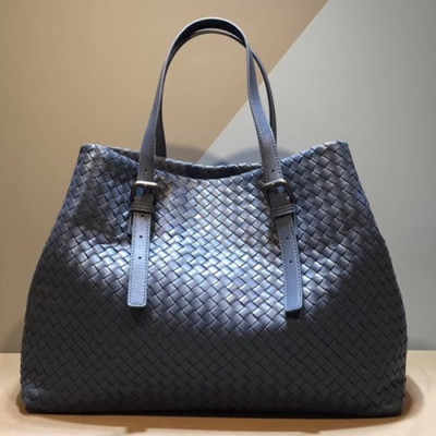 Bottega Veneta Leather Blue Women Tote Bag,39cm - 보테가 베네타 레더 블루 여성용 토트백 1026-5,BVB0060,39cm