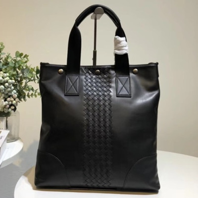Bottega Veneta Leather Black Mens Business ,30cm - 보테가 베네타 레더 블랙 남성용 서류가방,BVB0089,30cm