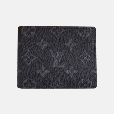 Louis Vuitton 2018 Mens Monogram Amerigo Wallet M64002 - 루이비통 모노그램 그라피트 아메리고 남성반지갑 LOU0421 11CM