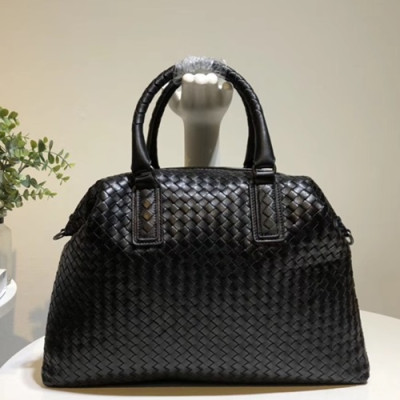 Bottega Veneta Leather Black Women Tote Shoulder Bag,40cm - 보테가 베네타 레더 블랙 여성용 토트 숄더백 8306-2,BVB0104,40cm