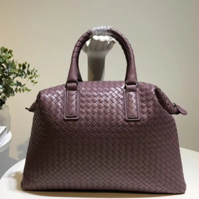 Bottega Veneta Leather Purple Women Tote Shoulder Bag,40cm - 보테가 베네타 레더 퍼플 여성용 토트 숄더백 8306-3,BVB0105,40cm