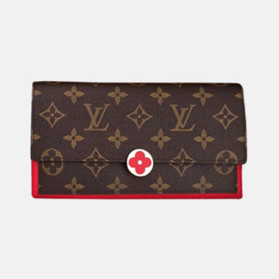 Louis Vuitton 2018 Ladies Monogram Flore Compact Wallet M64585 - 루이비통 모노그램 플로르 컴팩트 월릿 LOU0436 20CM