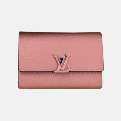 Louis Vuitton 2018 Ladies Taurillon Leather Capuc Compact Wallet M62156 - 루이비통 카푸신 컴팩트 월릿 LOU0443 13.5CM