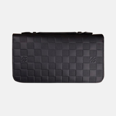 [매장판] Louis Vuitton 2018 Mens XL Wallet Infini Leather Card holder N61254 - 루이비통 지피 XL 윌릿 장지갑 LOU0454 22CM