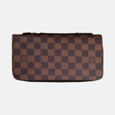 [매장판] Louis Vuitton 2018 Mens XL Wallet Infini Leather Card Holder N63284 - 루이비통 지피 XL 윌릿 장지갑 LOU0458 22CM