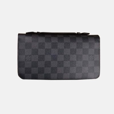 [매장판] Louis Vuitton 2018 Mens XL Wallet Infini Leather Card Holder N41503 - 루이비통 지피 XL 윌릿 장지갑 LOU0460 22CM