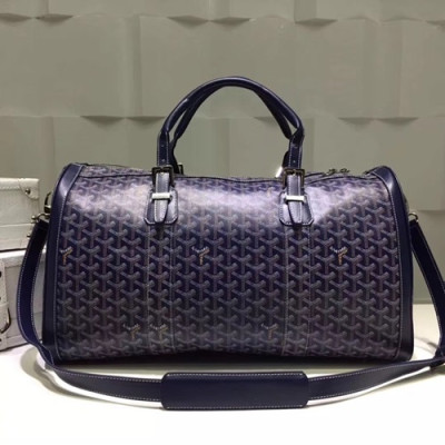 Goyard Leather Blue Bag,48CM - 고야드 레더 블루 남여공용 여행용가방,GYB0011,48CM