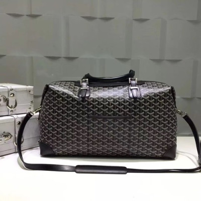 Goyard Leather Black Bag,45CM - 고야드 레더 블랙 남여공용 여행용가방,GYB0016,45CM